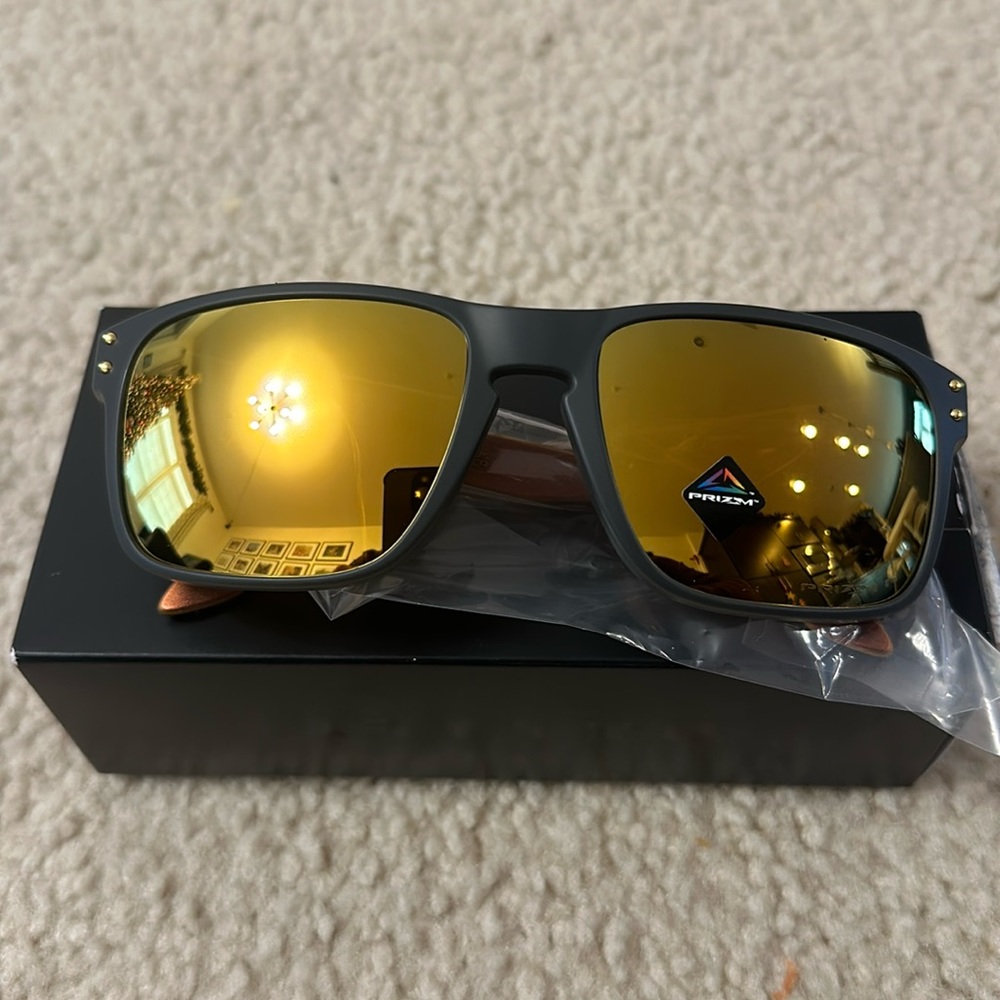 Oakley Holbrook Prism Lenses. New and in the box. Matte Carbon 24k Polarized